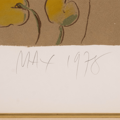 Peter Max: Lady In Flowers Art G S Pawn