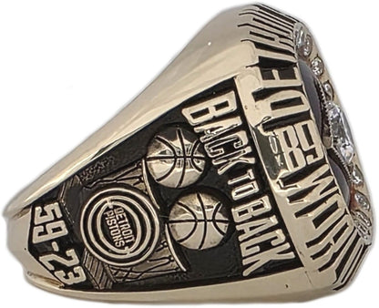 1990 Detroit Pistons NBA Championship Ring Gold & Silver Pawn Shop
