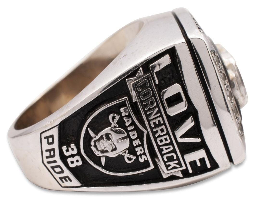 2002 Oakland Raiders AFC Championship Ring Gold & Silver Pawn Shop