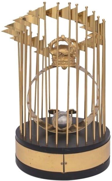 1981 Los Angeles Dodgers World Series Trophy Gold & Silver Pawn Shop
