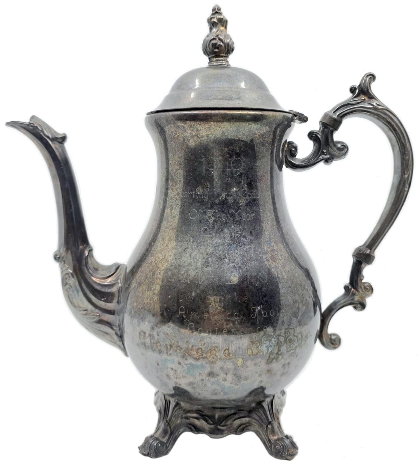 1949 Sporting News Coach of the Year Award - Paul Brown, Cleveland Browns Gold & Silver Pawn Shop