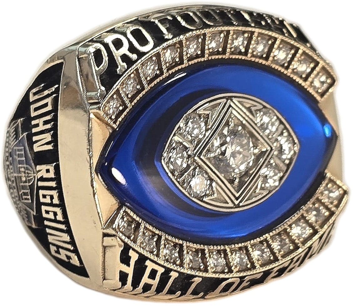 1992 Football Hall of Fame Ring - New Version Gold & Silver Pawn Shop