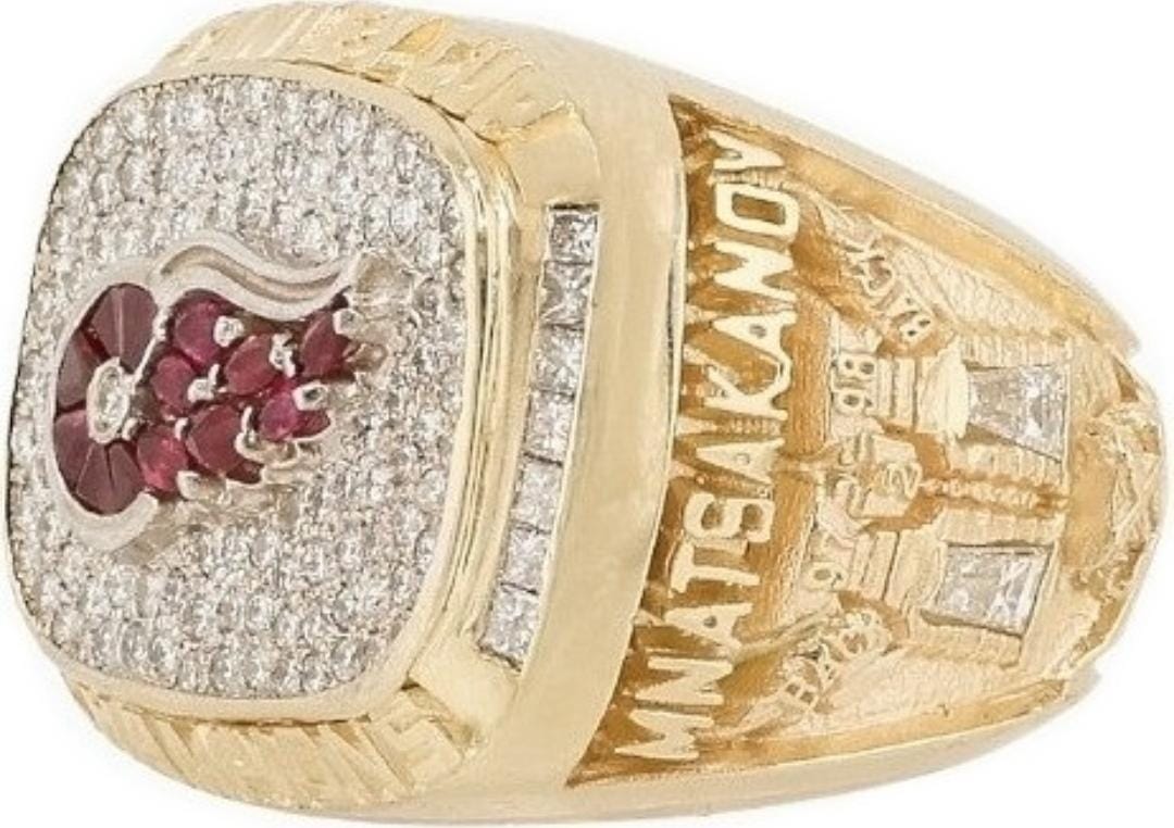 1998 Detroit Red Wings Stanley Cup Ring Gold & Silver Pawn Shop