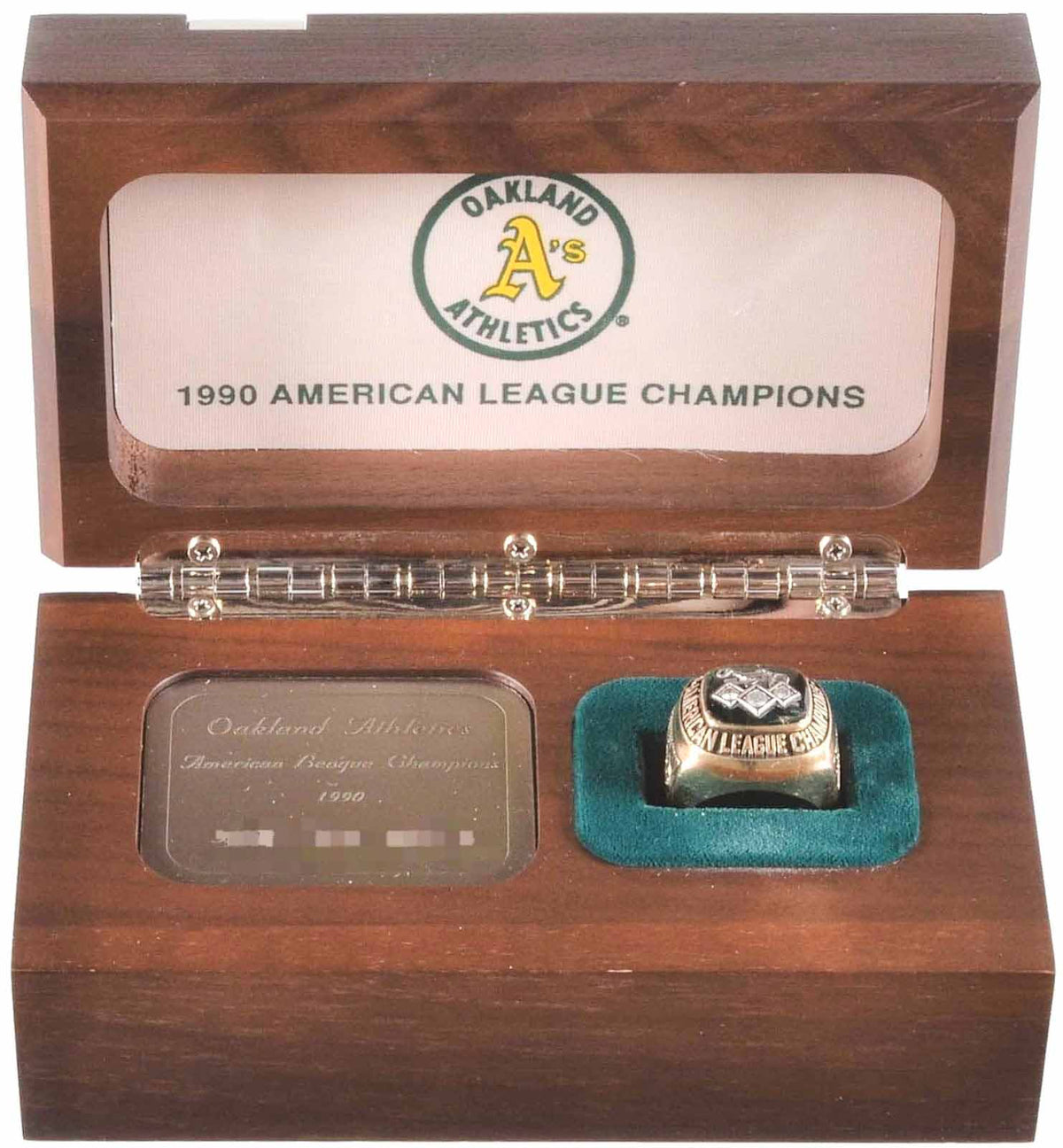 Al Ring 1990 Oakland A's AL Championship Ring – Gold & Silver Pawn Shop