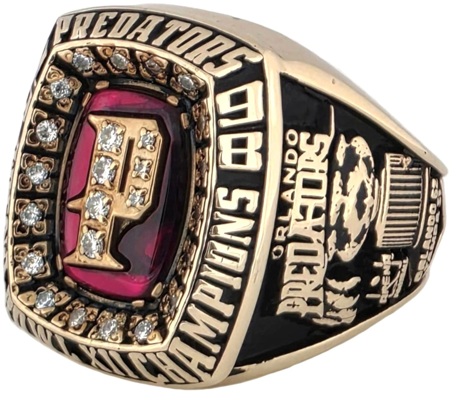 1998 Orlando Predators Arena Bowl Championship Ring