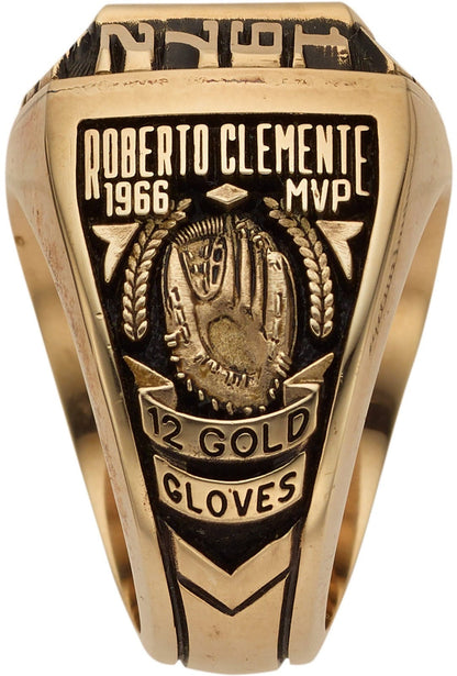 Roberto Clemente Tribute Ring Gold & Silver Pawn Shop
