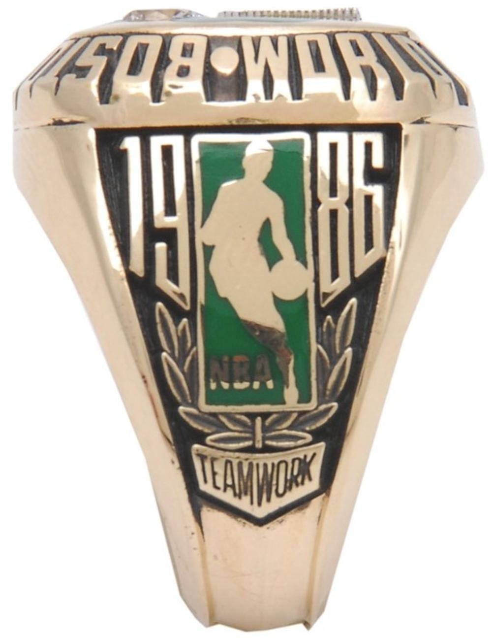 1986 Boston Celtics NBA Championship Ring – Gold & Silver Pawn Shop