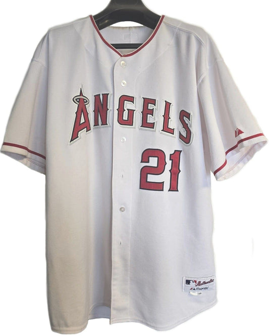 Bartolo Colon Game Worn Anaheim Angels Jersey Gold & Silver Pawn Shop