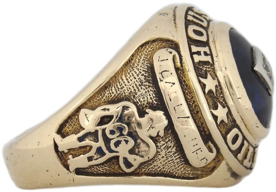 1961 Houston Oilers AFL Championship Ring Gold & Silver Pawn Shop