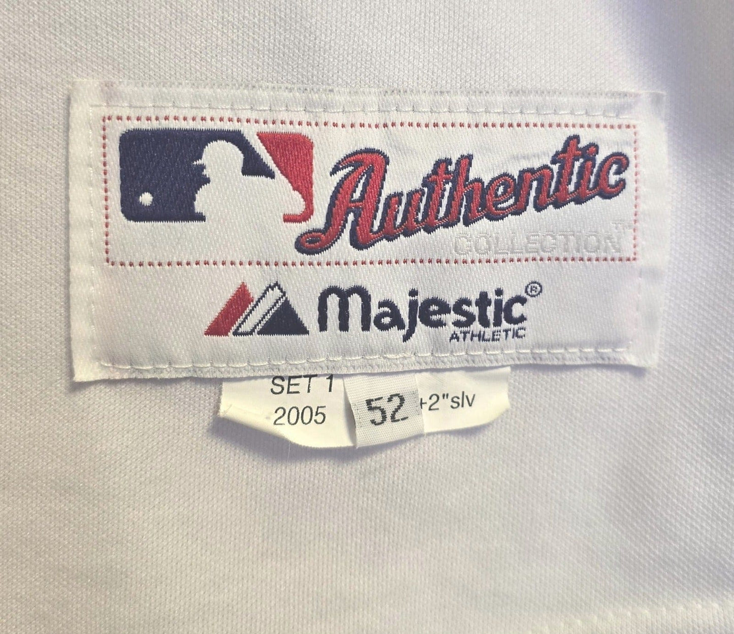 Derek Lowe 2005 LA Dodgers Game Worn Jersey Gold & Silver Pawn Shop