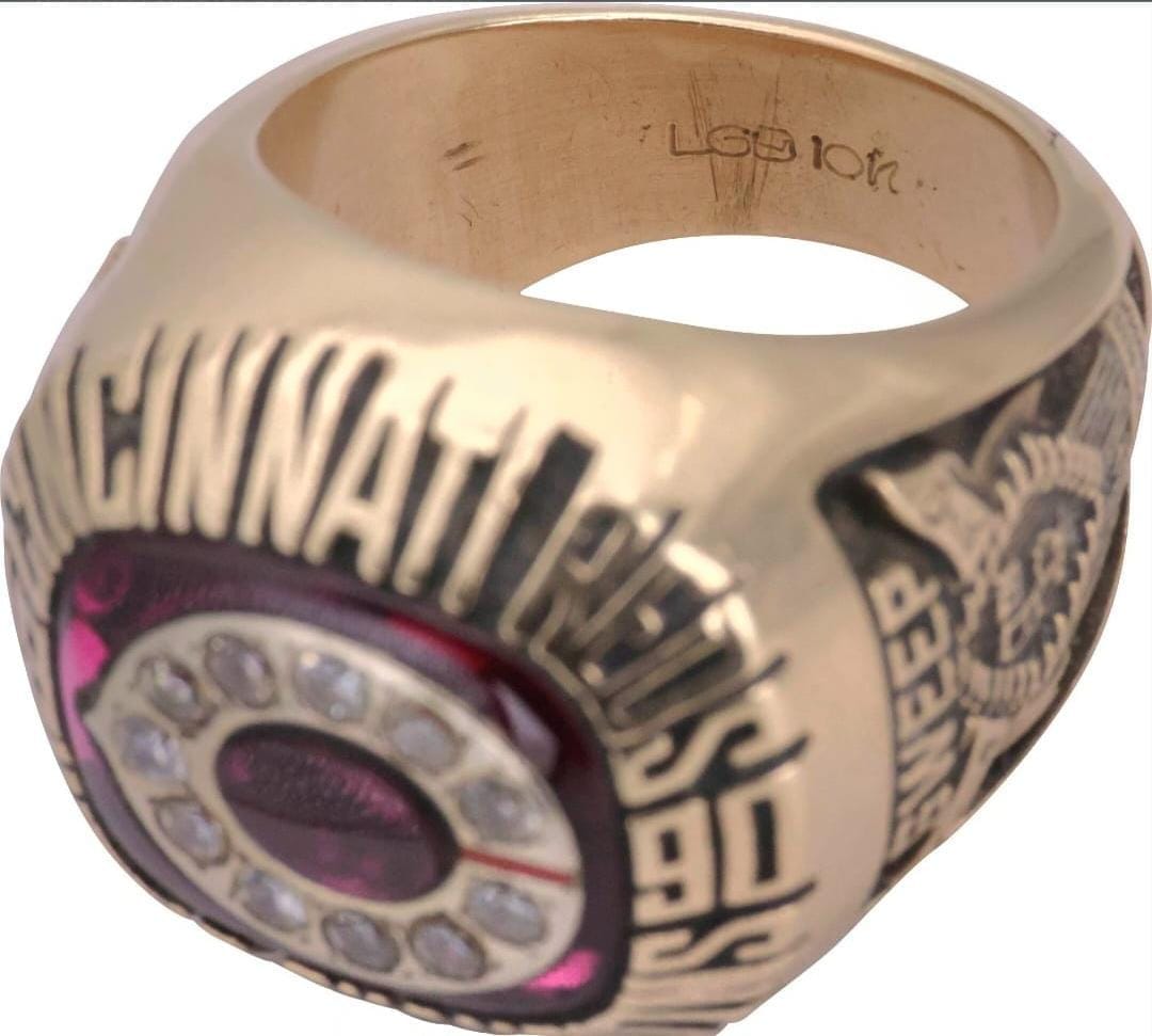 1990 Cincinnati Reds World Series Ring
