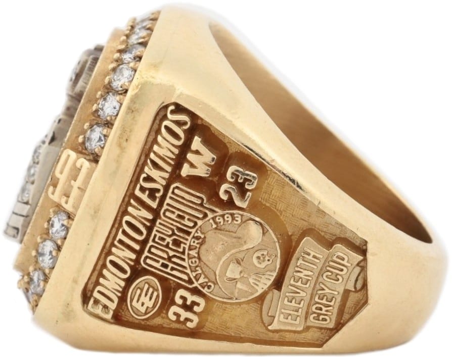 1993 Edmonton Eskimos Grey Cup Ring