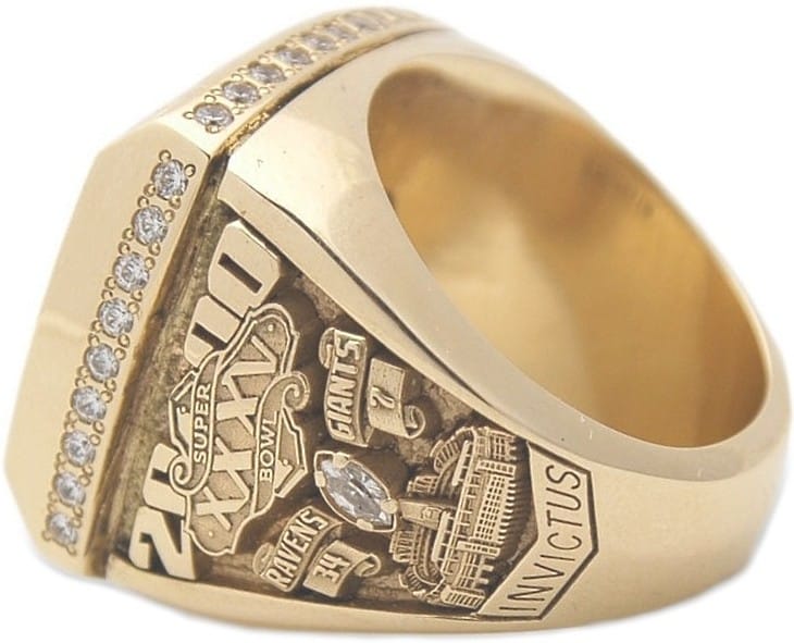 2000 Baltimore Ravens Super Bowl Ring Gold & Silver Pawn Shop