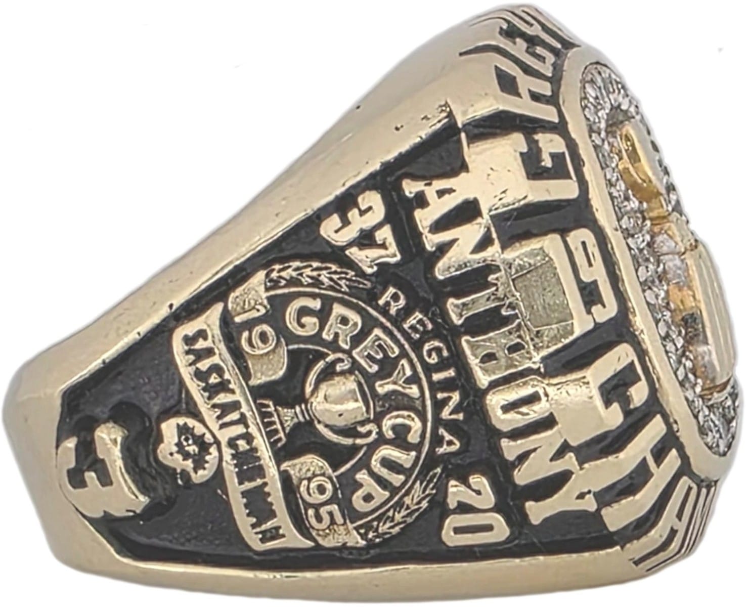 1995 Baltimore Stallions Grey Cup Ring Gold & Silver Pawn Shop