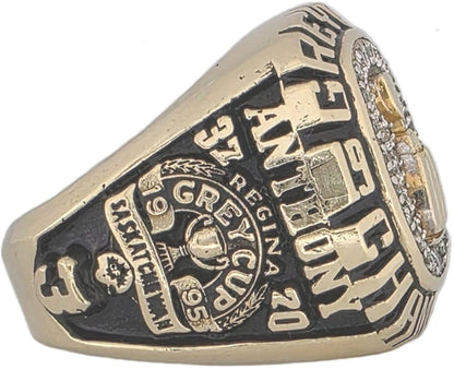 1995 Baltimore Stallions Grey Cup Ring Gold & Silver Pawn Shop