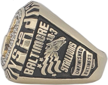 1995 Baltimore Stallions Grey Cup Ring Gold & Silver Pawn Shop