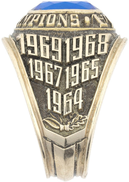1969 UCLA Basketball National Championship Ring Gold & Silver Pawn Shop