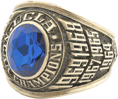 1969 UCLA Basketball National Championship Ring Gold & Silver Pawn Shop