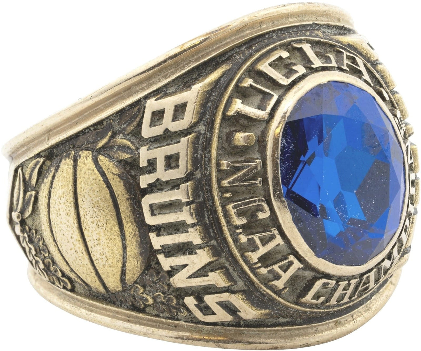 1969 UCLA Basketball National Championship Ring Gold & Silver Pawn Shop