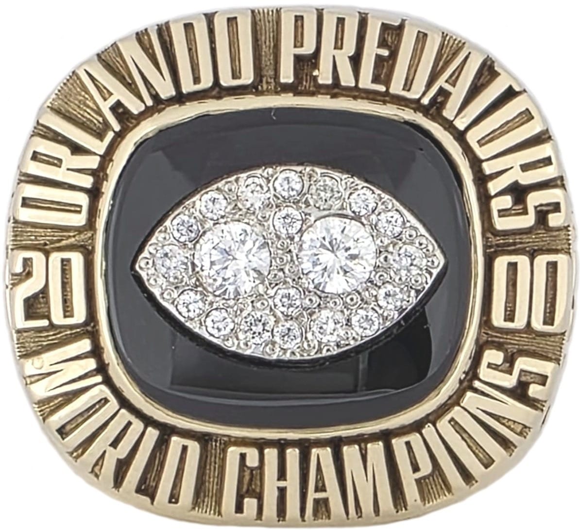 2000 Orlando Predators Arena Football Championship Ring