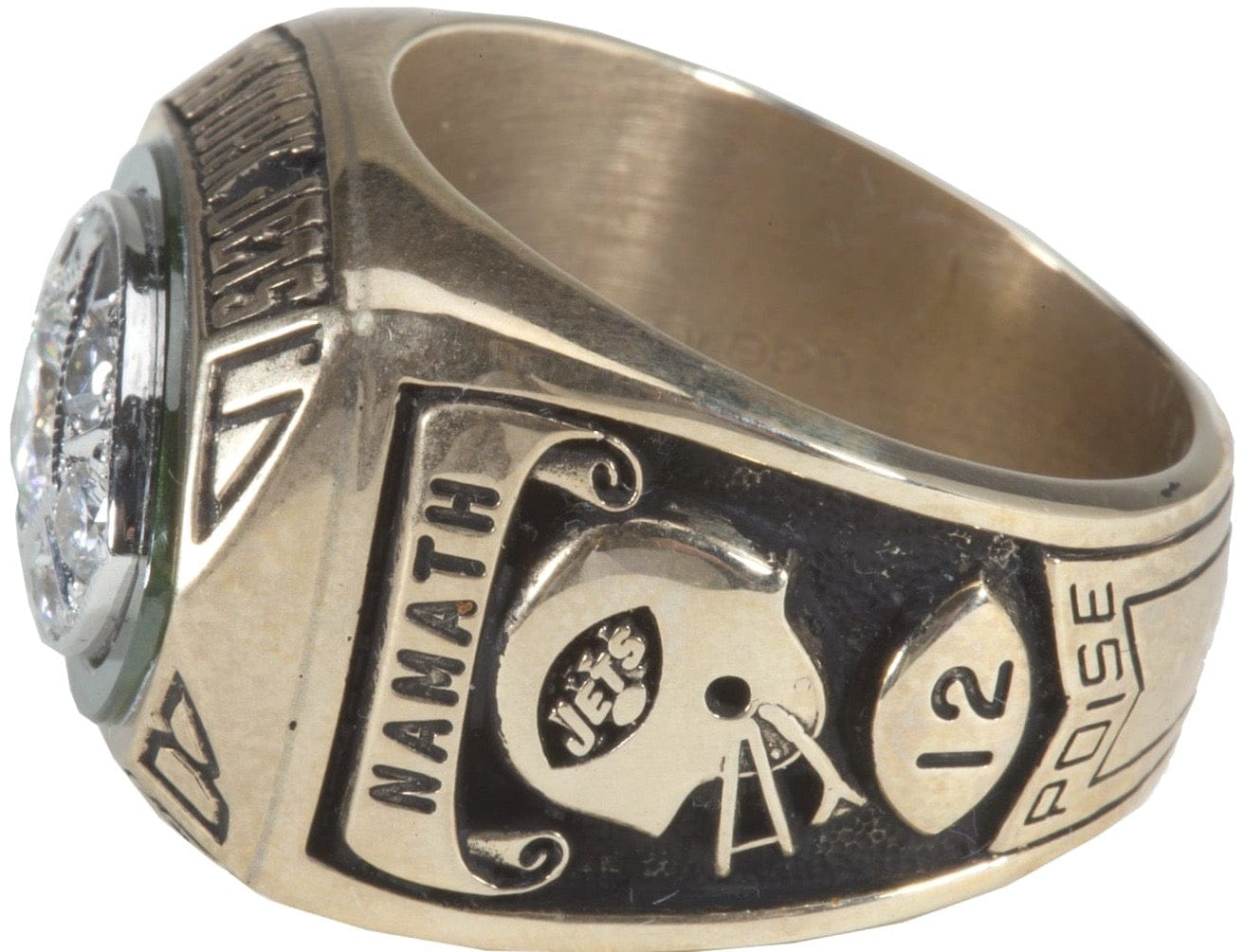 1968 New York Jets Super Bowl Ring Gold & Silver Pawn Shop