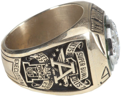 1968 New York Jets Super Bowl Ring Gold & Silver Pawn Shop