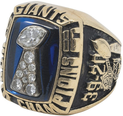 1986 New York Giants Super Bowl Ring Gold & Silver Pawn Shop