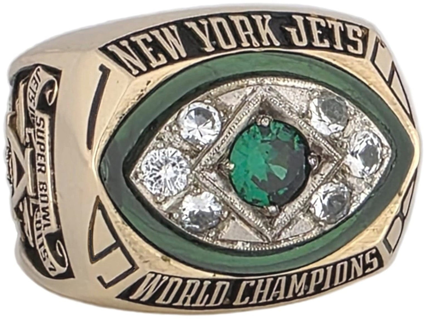 1968 New York Jets Prototype Super Bowl Ring