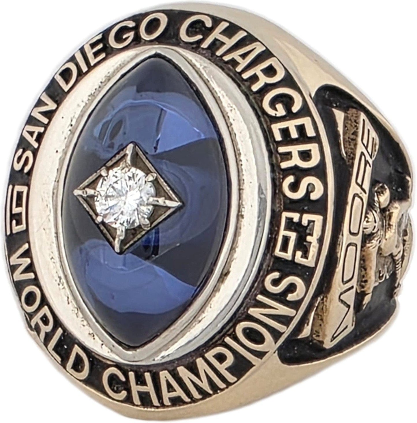 1963 San Diego Chargers AFL Championship Ring Gold & Silver Pawn Shop