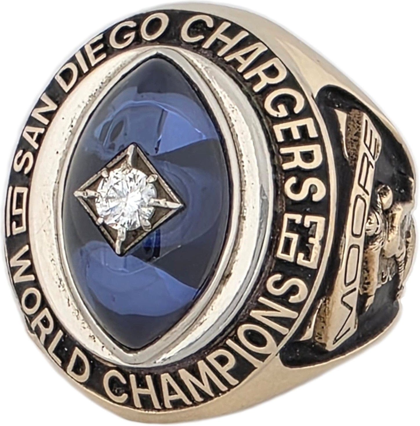 1963 San Diego Chargers AFL Championship Ring Gold & Silver Pawn Shop