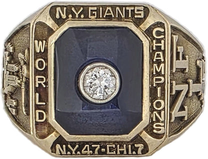 1956 New York Giants NFL Championship Ring Gold & Silver Pawn Shop