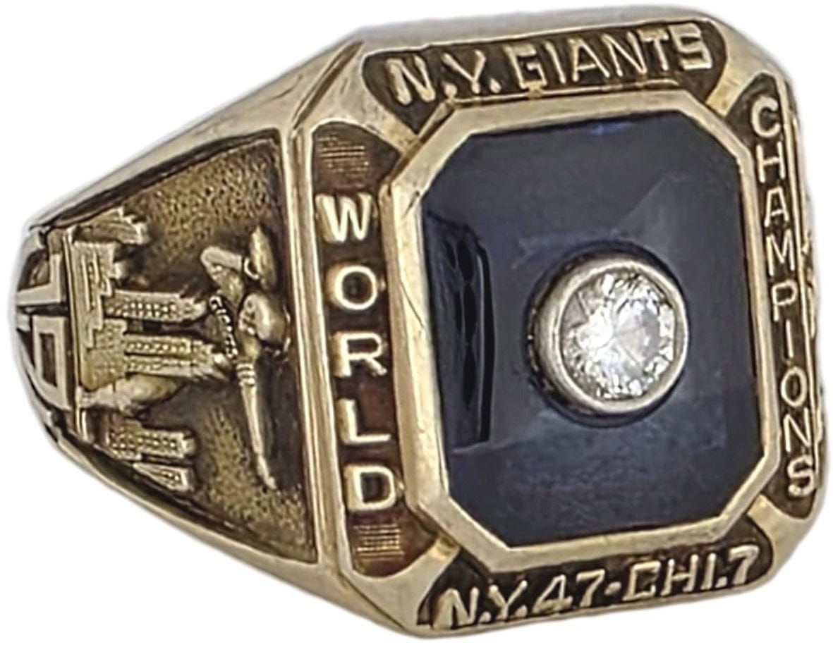 1956 New York Giants NFL Championship Ring Gold & Silver Pawn Shop