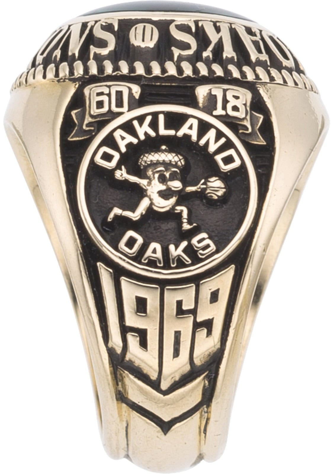 1969 Oakland Oaks ABA Championship Ring – Gold & Silver Pawn Shop