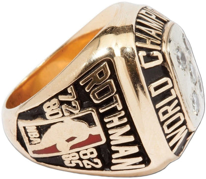 1987 Los Angeles Lakers NBA Championship Ring Gold & Silver Pawn Shop