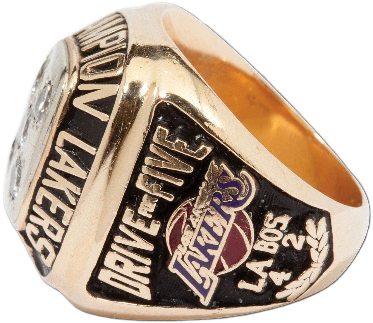 1987 Los Angeles Lakers NBA Championship Ring Gold & Silver Pawn Shop
