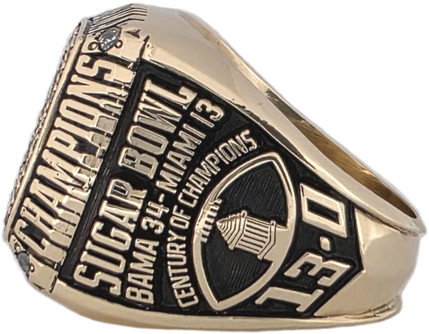 1992 University of Alabama NCAA Football Championship Ring Gold & Silver Pawn Shop