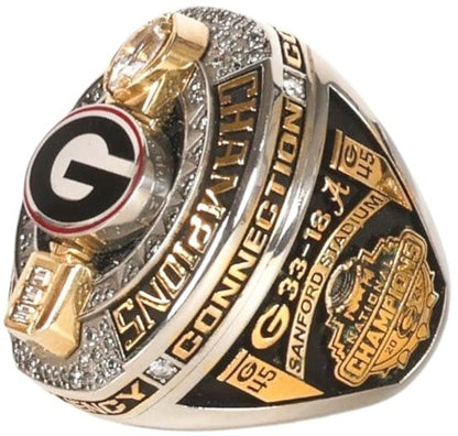 2021 University of Georgia NCAA Championship Ring Gold & Silver Pawn Shop
