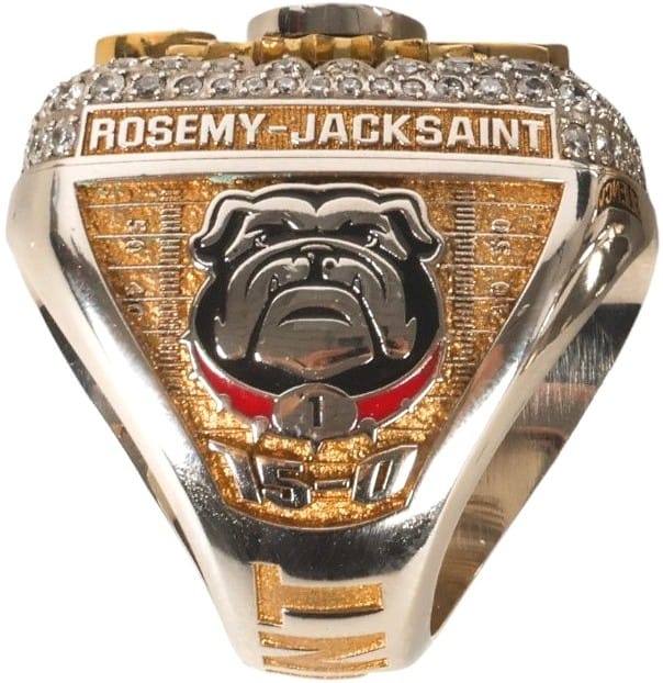2021 University of Georgia NCAA Championship Ring Gold & Silver Pawn Shop