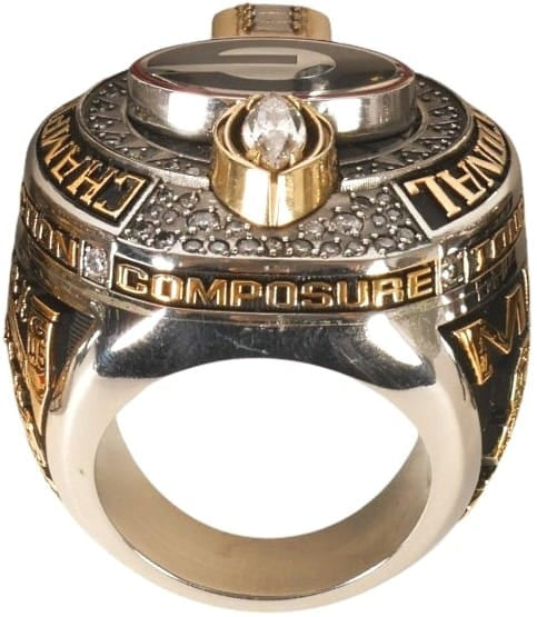 2021 University of Georgia NCAA Championship Ring Gold & Silver Pawn Shop