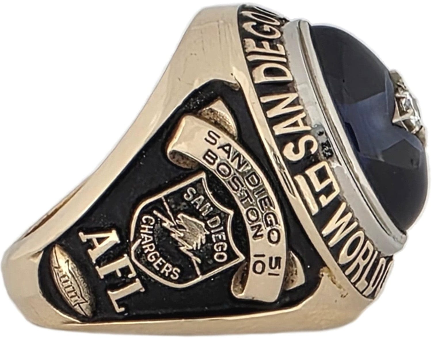 1963 San Diego Chargers AFL Championship Ring Gold & Silver Pawn Shop