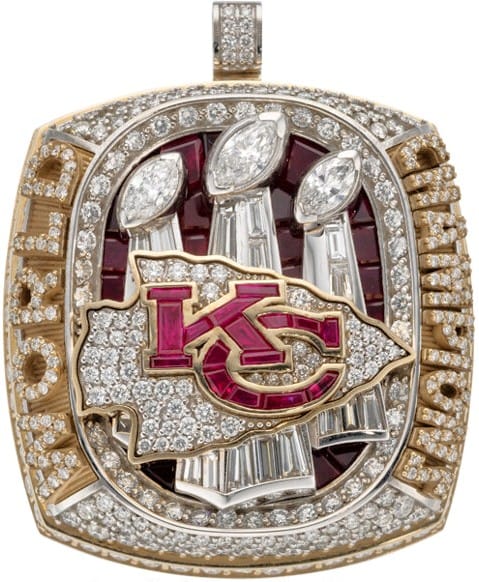 2022 Kansas City Chiefs Super Bowl Ring Gold & Silver Pawn Shop