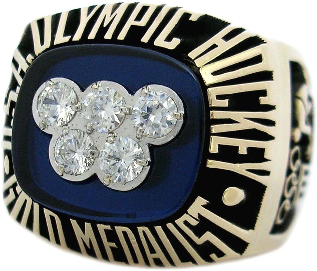 USA Hockey 1980 Winter Olympics Championship Ring Gold & Silver Pawn Shop