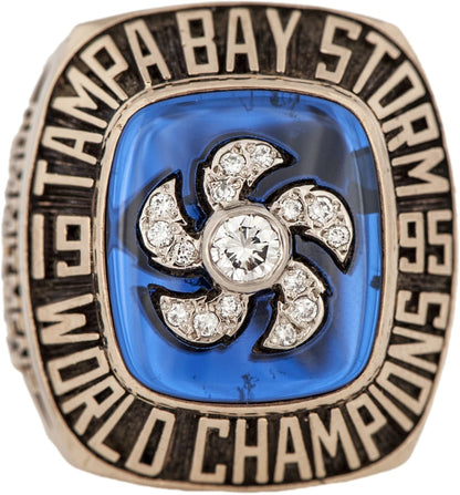 1995 Tampa Bay Storm Arena Football Championship Ring Gold & Silver Pawn Shop