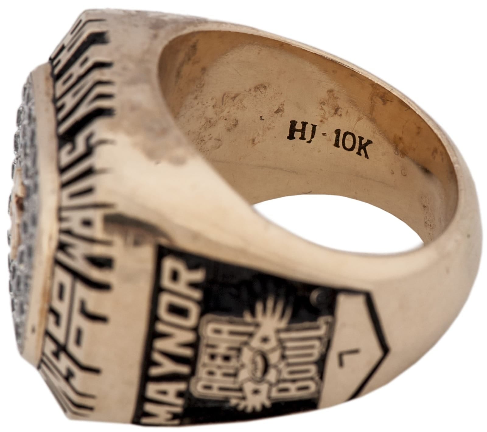 1996 Tampa Bay Storm Arena Football Championship Ring Gold & Silver Pawn Shop