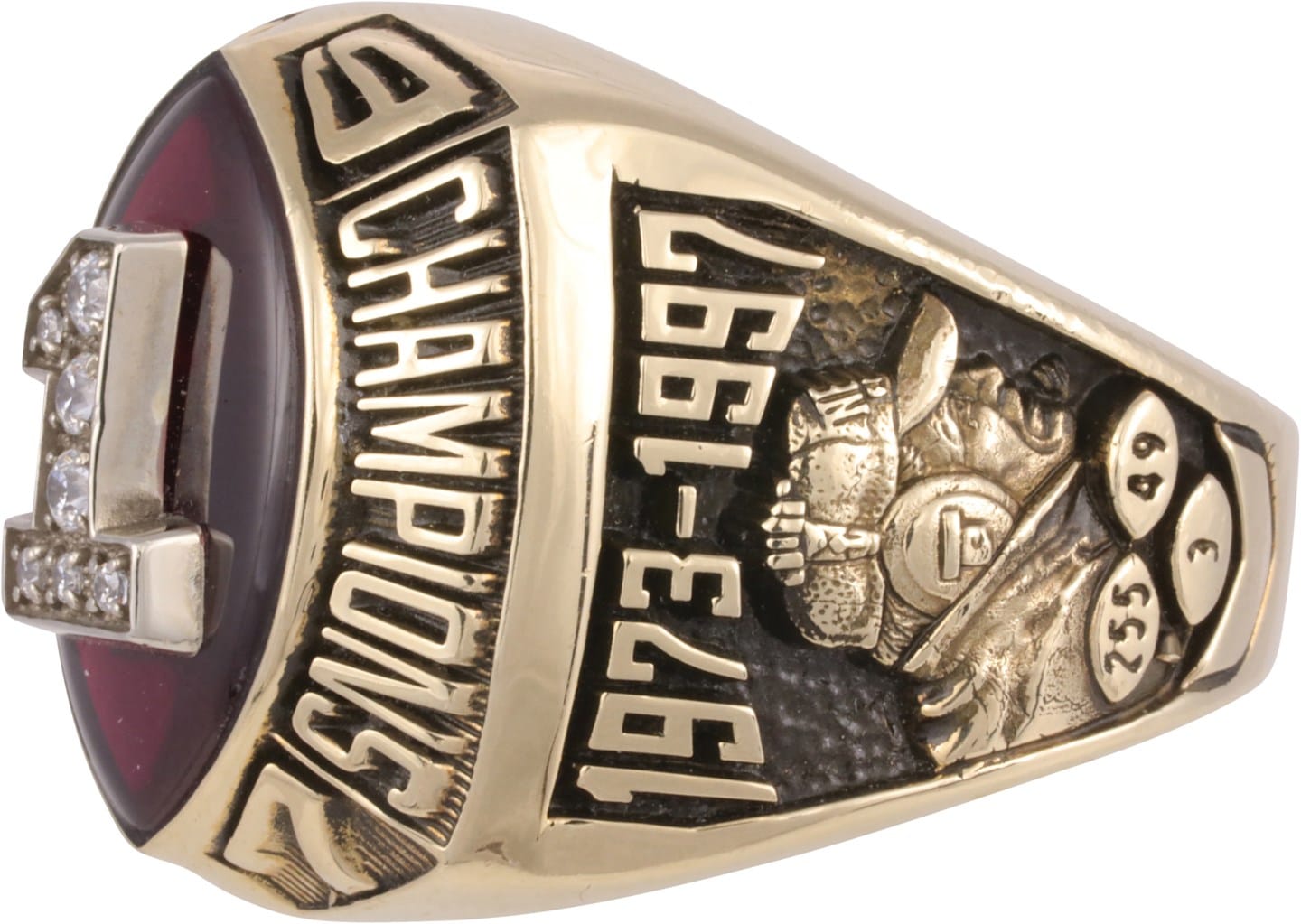 1997 University of Nebraska NCAA Championship Ring Gold & Silver Pawn Shop