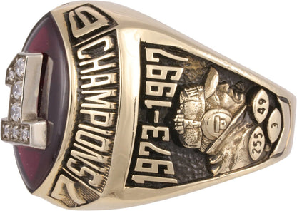 1997 University of Nebraska NCAA Championship Ring Gold & Silver Pawn Shop