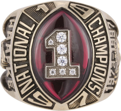 1997 University of Nebraska NCAA Championship Ring Gold & Silver Pawn Shop