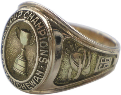 1966 Saskatchewan Roughriders Grey Cup Ring Gold & Silver Pawn Shop