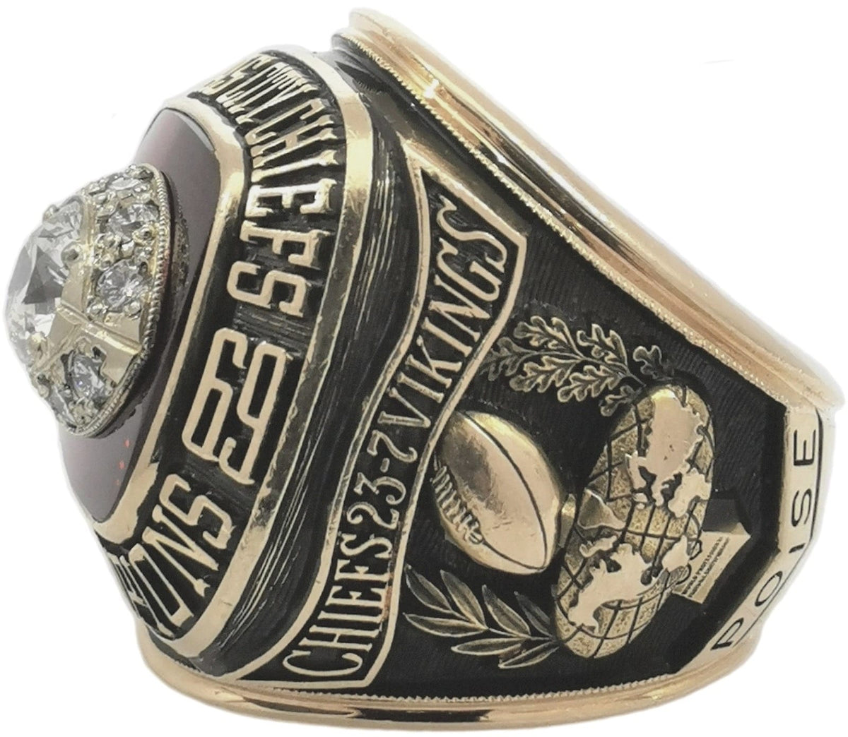1969 Kansas City Chiefs Super Bowl Ring - Salesman Sample Gold & Silver Pawn Shop
