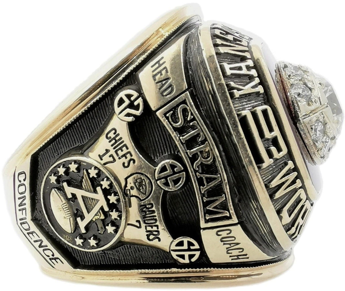 1969 Kansas City Chiefs Super Bowl Ring - Salesman Sample Gold & Silver Pawn Shop
